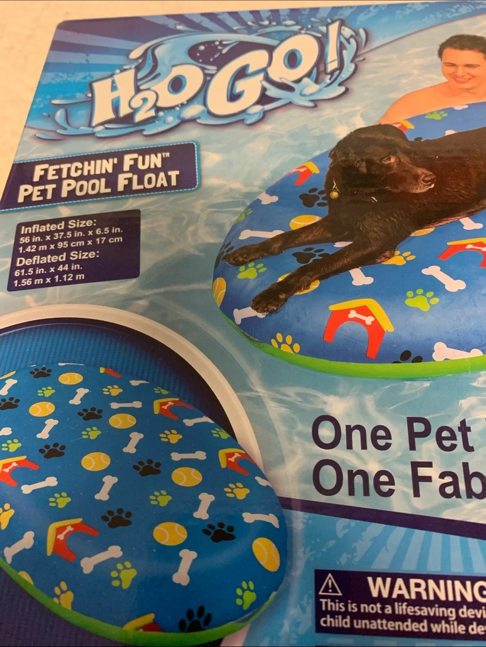 Bestway Pet Pool Float for Dogs NEW A Float & Removable Fur-Friend Fabric Cover